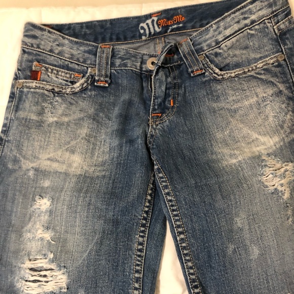Miss Me Bermuda Jean Shorts - Picture 3 of 11